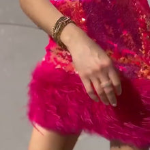 Load and play video in Gallery viewer, “GNO” Feather Skirt
