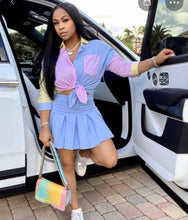 Load image into Gallery viewer, Preppy &amp; Paid Tennis Skirt Set
